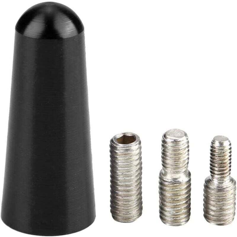 Auto-Stabantenne, Mini-Antenne, 3 cm Aluminiumlegierung, Dach-Kurzstabantennenadapter