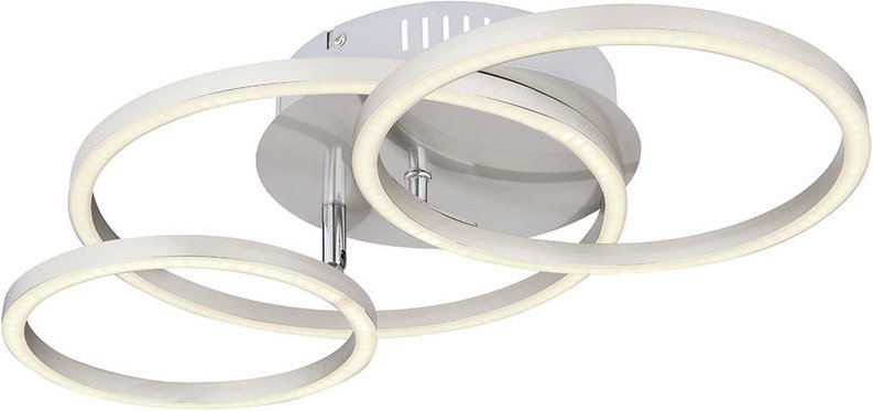 Thumbnail - Etc-shop - led Design Decken Leuchte Ess Zimmer Ring Strahler Küchen Lampe silber