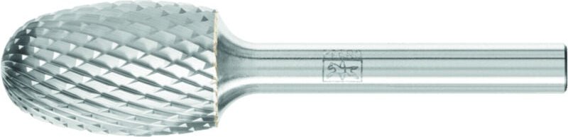 Thumbnail - Pferd - Hartmetall Frässtift Tropfen tre ø 16x25 mm Schaft-Ø 6 mm Z4 universal mittel fein