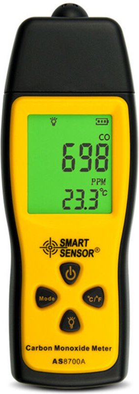 Tragbarer Kohlenmonoxid-Detektor, hochpräziser CO-Gas-Leckdetektor, CO-Detektor, Kohlenmonoxid-Tester, CO-Messgerät 0 10...