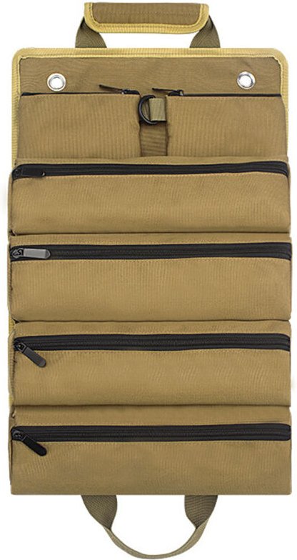 Decdeal - Werkzeug-Tragetasche aus Oxford-Stoff, Mehrzweck-Werkzeug-Organizer mit 6 Taschen für die professionelle Aufbe...