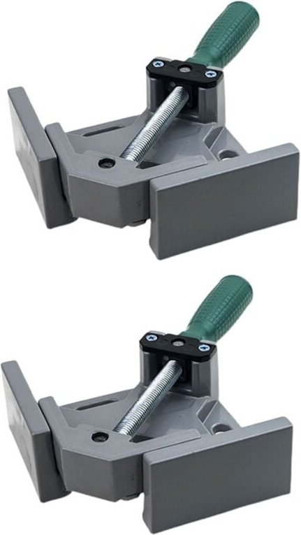 Stück rechtwinklige Klemmklemme, 90 Grad, Einzelgriff, verstellbare Schwenkbacke zum Schweißen von Metallrahmen und Zimm...