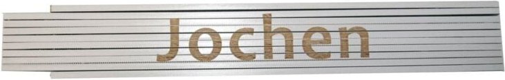Zollstock Jochen 2 m weiß Zollstock