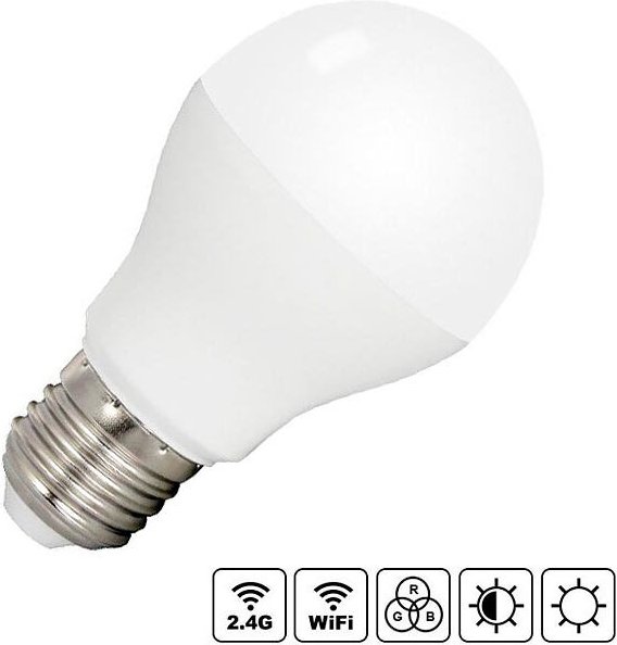 LED-Glühbirne E27 6W rgb+cct rf 2.4Ghz