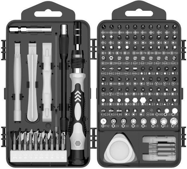 122-in-1 Magnetisches Laptop-Schraubendreher-Set, Präzisions-Schraubendreher-Set, Computer-Reparatur-Set, Handwerkzeuge,