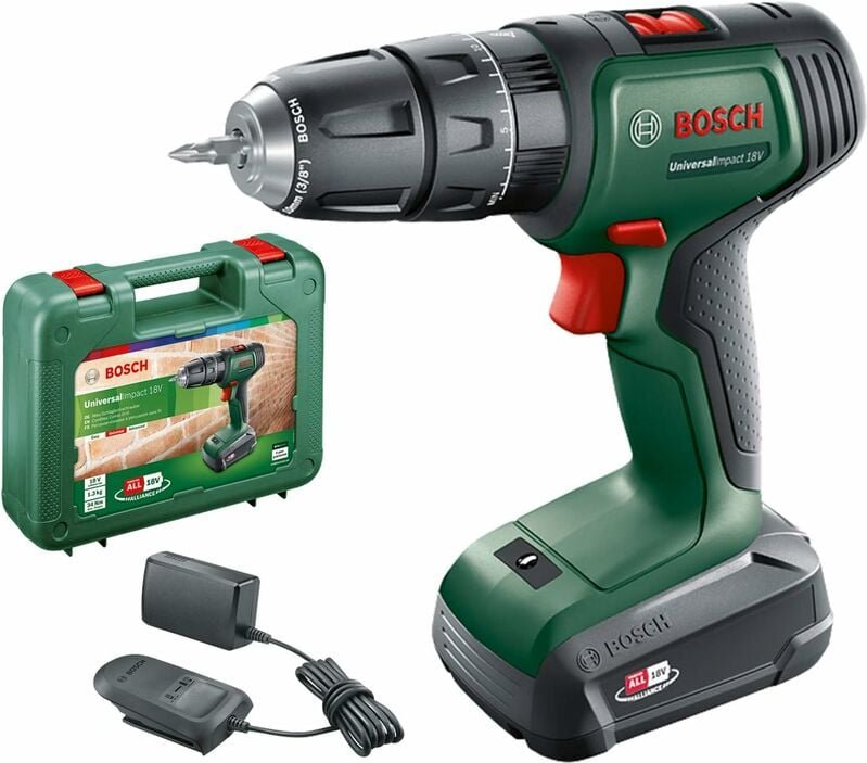 Akkuschrauber UniversalImpact 18V (1 Akku, 18 Volt System, BohrØ in Holz 30 mm) - Bosch