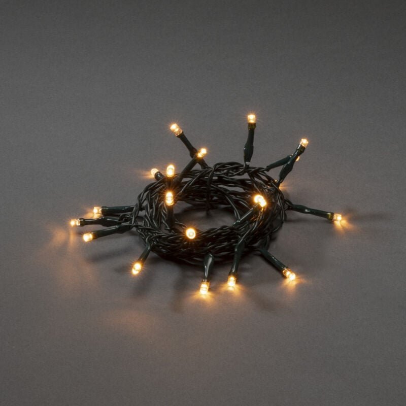 Konstsmide LED Lichterkette 20 bernsteinfarbene Dioden, batteriebetrieben