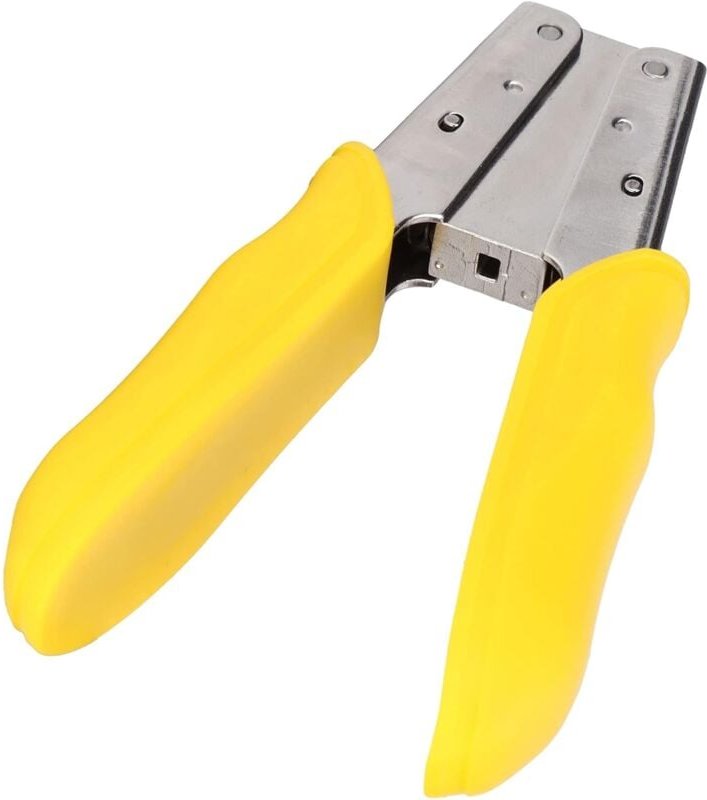 Aougo - Glasfaser-Abisolierer, Kabelabisolierwerkzeug, Abisolierer mit verstärkten Federn, Faserabisolierer für 3,1 x 2,...