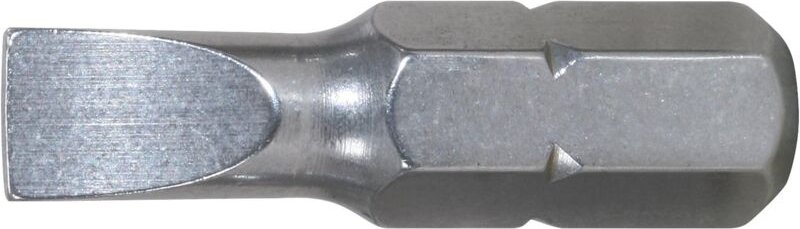 1/4' edelstahl Bit Schlitz, 25mm, 3mm