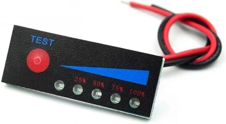 3,7-V-Lithiumbatterie-KapazitäTsanzeige 2S-Batteriestandsanzeige-Anzeigetester