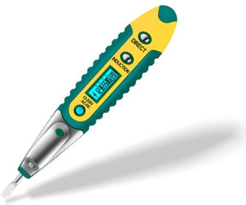 VD700 Multifunktionaler berührungsloser digitaler Prüfstift Spannungsprüfstift LCD-Display Schraubendreher Ton- und Lich...