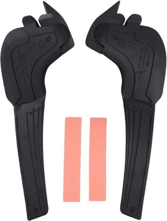 Tlily - Auto Frontscheibe Wischer Seite Gugel Wasser Deflektor Abdeckung 6R0819447B 6B0819448B für 2011-2018