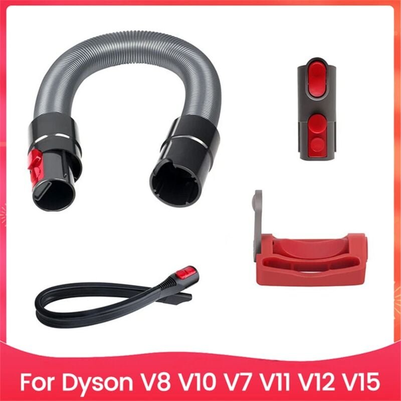 Flexibles Fugendüsen-Adapterschlauch-Set für V8 V10 V7 V11 V12 V15 Staubsauger-Teile, Anschluss und Verlängerung