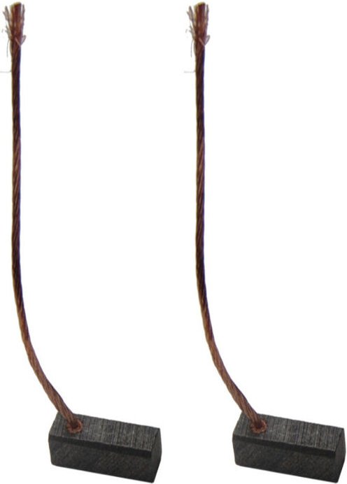 Trade-shop - 2x Motorkohlen / Kohlebürsten 5,5x5,5x12mm für viele kfz pkw lkw Motoren Klimaanlage Gebläse Lüfter Scheibe...