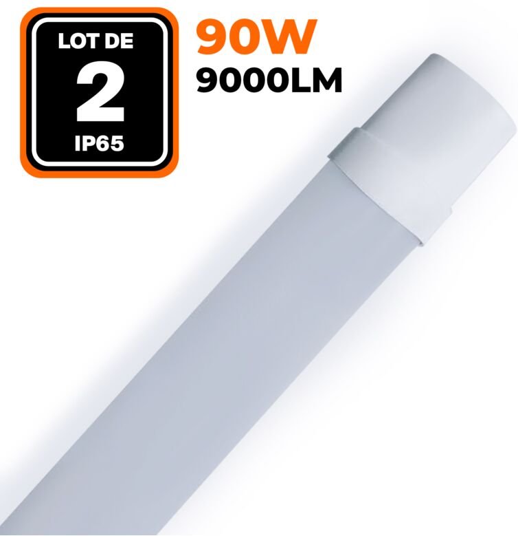 Europalamp - 2ER-PACK led-lichtleisten 90W 9000LM 150CM wasserdicht IP65