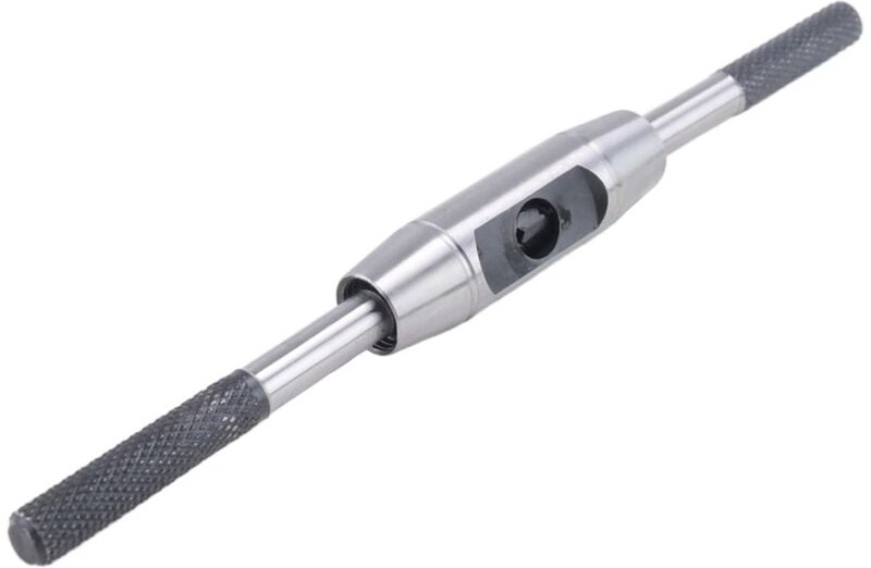 Verstellbarer Windeisengriff, für metrische M1-M8-Gewindebohrer, Reibahlen-Gewindebohrer-Handwerkzeug, Druckgussgehäuse