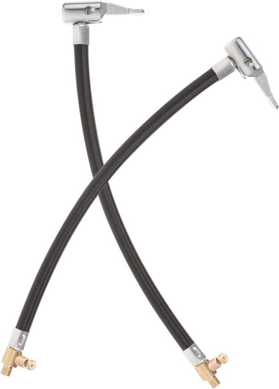 2stücke Metall-verlängerungsschlauch Mit Schnellkupplung Universeller Schlauchadapter Für Fahrradanschluss Flexibler Kom...