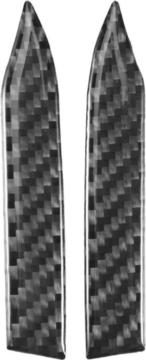 2 Stück Anti-Kratz-Zieraufkleber, Rückspiegelschutz aus Kohlefaser, Anti-Reibungsstreifen-Aufkleber, Anti-Kollision