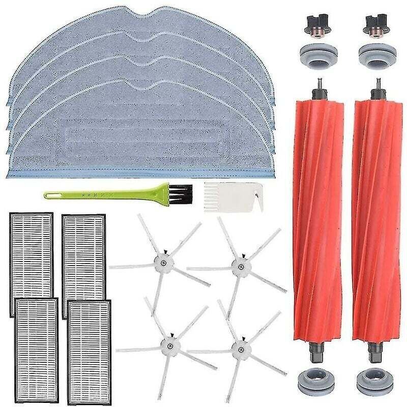 Zubehör für Xiaomi Roborock S7/S7 Plus/S7 MaxV/S7 MaxV Ultra/S7 Pro Ultra/T7S/T7S Plus/G10 Roboterstaubsauger, mit Haupt...