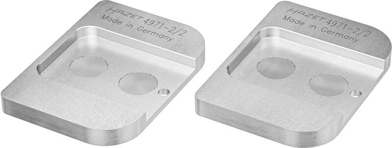 Hazet - Bremsadapterplatten Satz für Doppelkolben Bremssättel 4971-2/2 ∙ 2 Stück-teilig