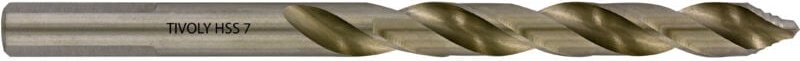 Tivoly • 5 TSP-Metallbohrer Ø: 7 / L: 109 / HSS-Schleifschliff -DIN338 -h8 -Smart Point-Schärfen (anschließbare Box)
