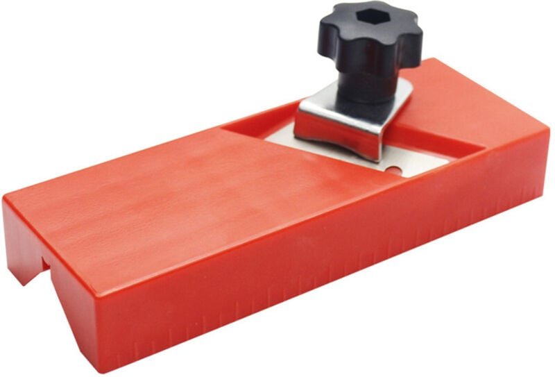 Holzbearbeitungskanten-Eckhobel, 45-Grad-Abschrägung, manueller Hobel, Anfasen und Trimmen, rot