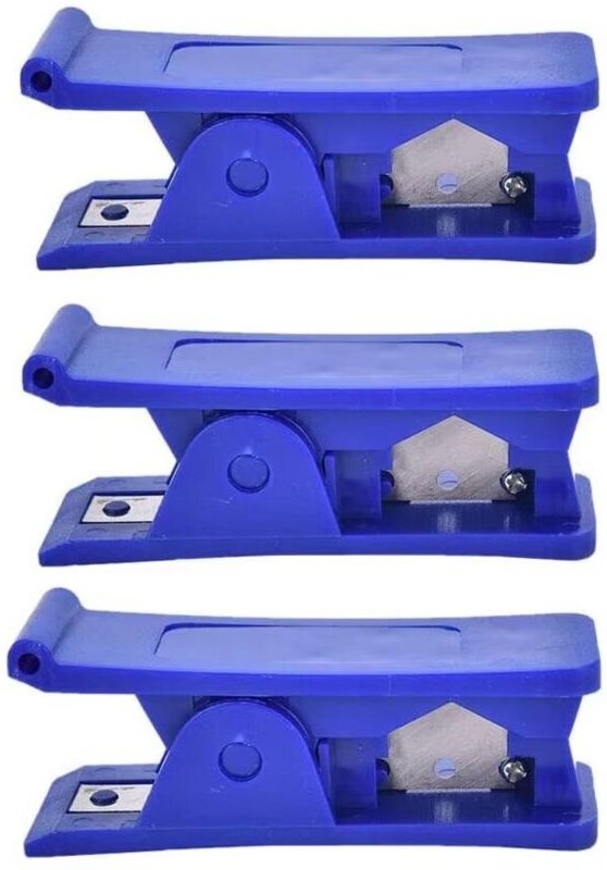 3-teiliger Rohrschneider, wirtschaftlicher Kunststoff-Rohrschneider, weicher Silikonkautschuk, PVC, PU, Nylon, Kunststof...