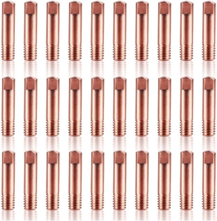 Tlily - 30 Stück MIG-Schweißspitzen, 11–35 0,035 Zoll für Mig-Kontaktspitzen kompatibel