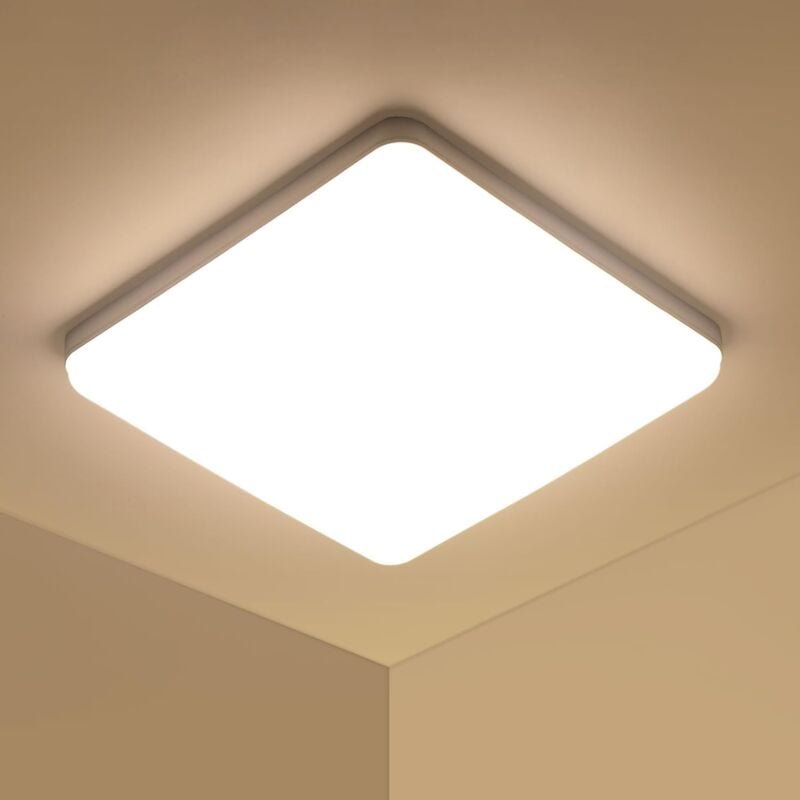 Comely - LED-Deckenleuchte, 36 w LED-Panel, quadratisch, moderne Deckenlampen, Acryl-Deckenleuchte für Badezimmer, Wohnz...