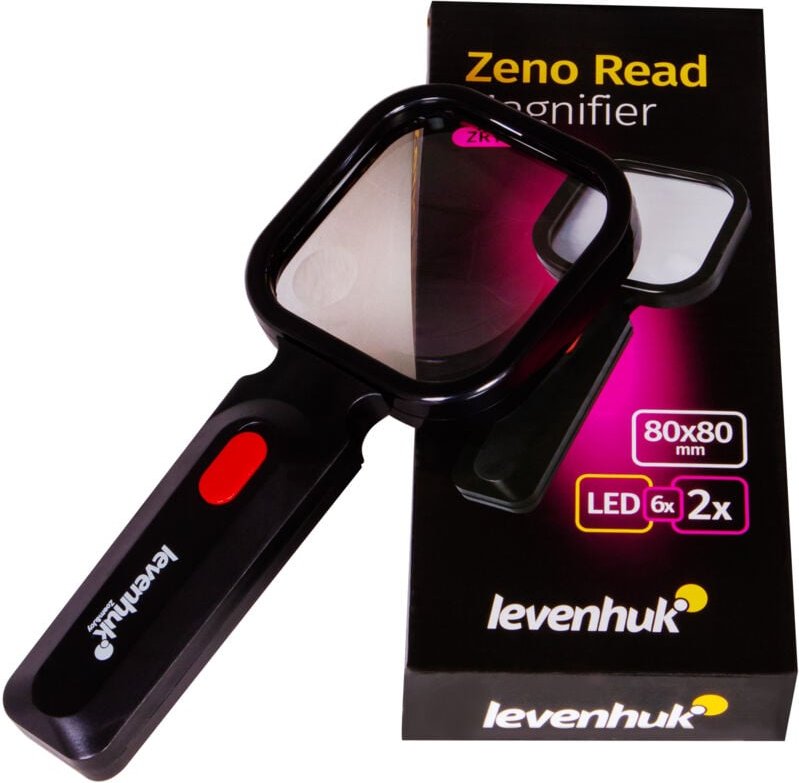 Lupe Levenhuk Zeno Read ZR10 Schwarz