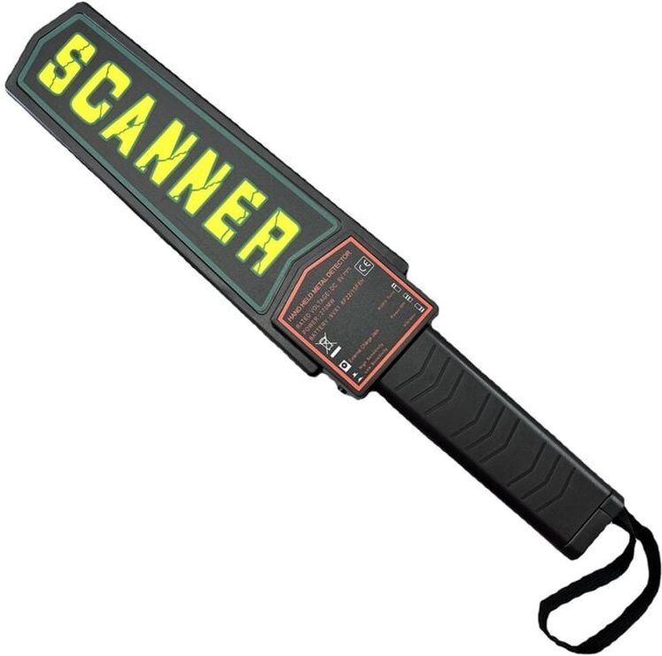 Tragbarer Scanner mit Einzelschalter und Ladefunktion, Metalldetektor, elektronischer Metalldetektor mit Ton und Licht, ...