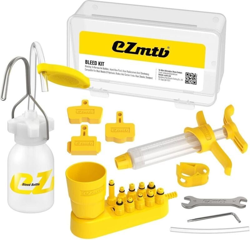 Shining House - Bremsen-Entlüftungsset, hydraulische Bremse für mtb, Bremsflüssigkeits-Entlüfter, Ölspritze, professione...