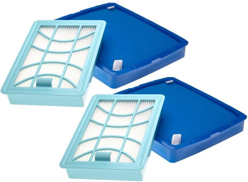 Filter-Set kompatibel mit Philips PowerPro Expert FC9742/09, FC9743/09, FC9744/09, FC9745/09, FC9746/09 Staubsauger - 4x...