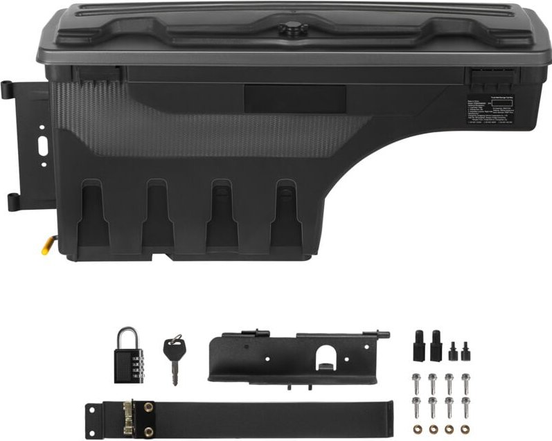 Aufbewahrungsboxfür die Ladefläche,verschließbarer Deckel,wasserdichter ABS-Radkasten-Werkzeugkasten 6,6 Gal/20 Lmit