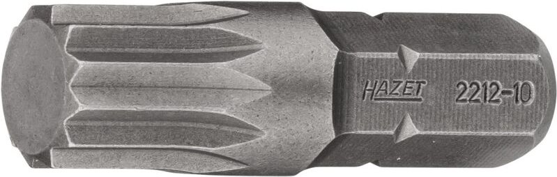 Bit 2212-10 ∙ 5/16 Zoll (8 mm) Sechskant massiv ∙ Innen Vielzahn Profil xzn ∙ sw M10
