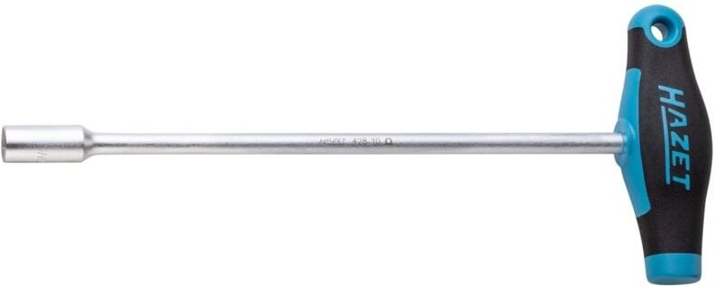 Hazet Steckschlüssel, mit T-Griff, Außen-Sechskant Profil, 10 mm, 230 mm