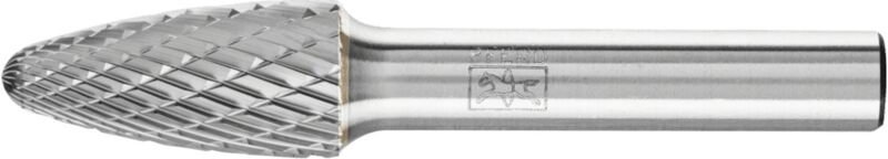 PFERD TOOLS Hartmetall Hochleistungsfrässtift TOUGH Rundbogen RBF Ø 12x25 mm Schaft-Ø 8 mm schlagfest
