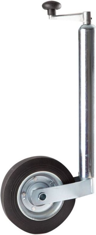 Trendline - Stützrad für Anhänger ø 4,8cm mit Kurbel Universal Wohnwagen Bugrad