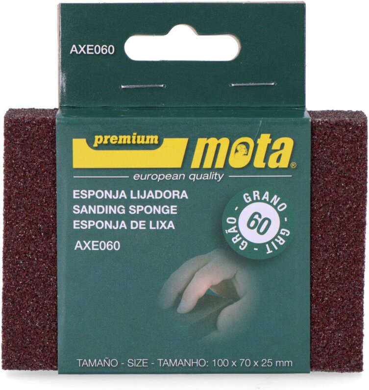 Aluminiumoxid-Schwamm-Schleifpapier, Körnung 60 axe060 Mota