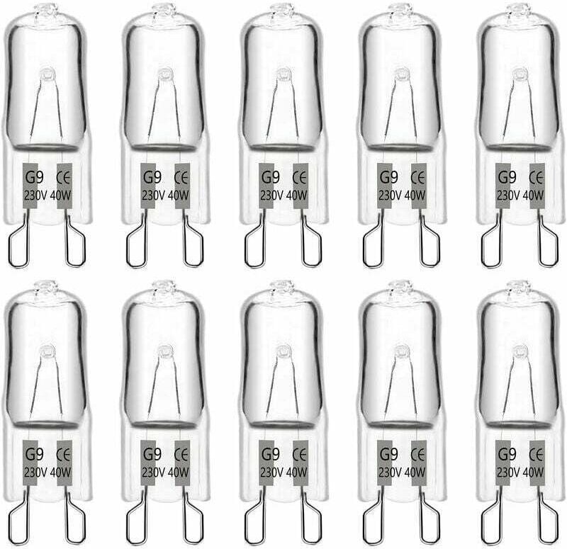 Thumbnail - Jalleria - G9-Halogenlampe, 40 w, 230 v, 480 lm, 2900 k, warmweiß, dimmbar, G9-Kapselbirnen, für Kronleuchter, Landschaf...
