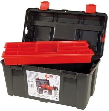 Werkzeugkasten - 445 x 235 x 230 mm - mit Tragekasten - 24 l