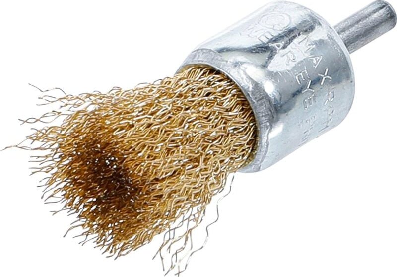 Pinsel-Drahtbürste vermessingt ø 25 mm