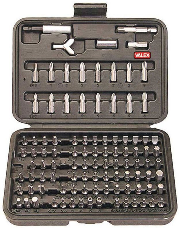 Valex - EinsÄtze 1/4 serie 100 magnetische stÜcke fÜr trapans 1460620