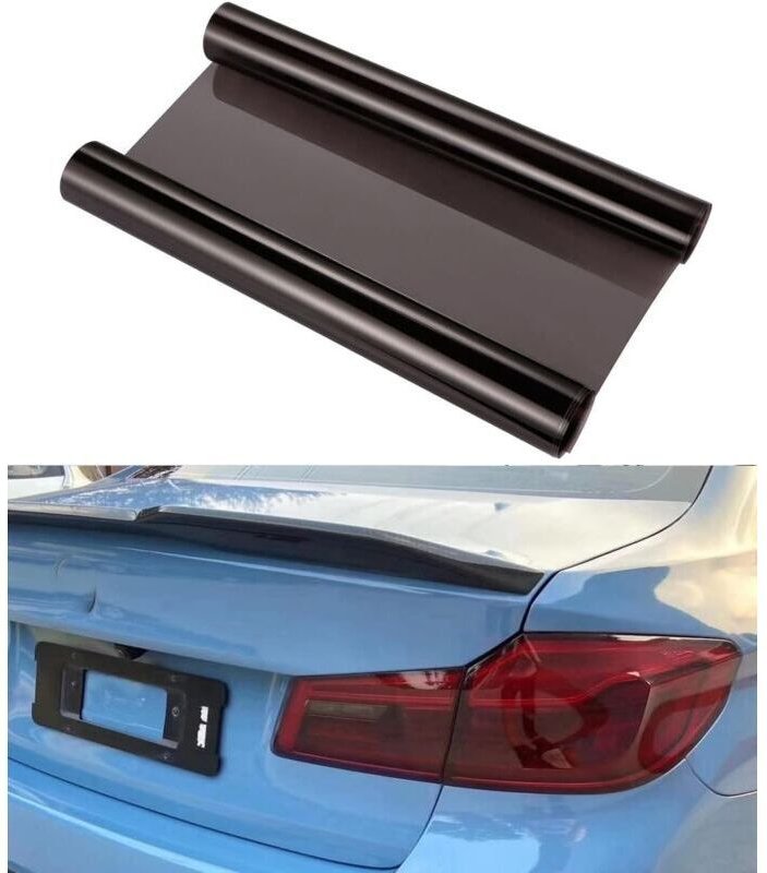 Odipie - 12 x 48 Zoll, selbstklebende Auto-Tönung für Scheinwerfer, Rücklichter, Nebelscheinwerfer, Vinyl, Rauchfolie, A...