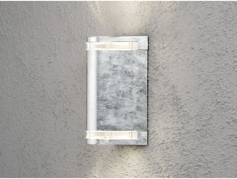 Konstsmide - Up-Down Wandleuchte modena galv. Stahl, GU10, Höhe 24 cm, IP44