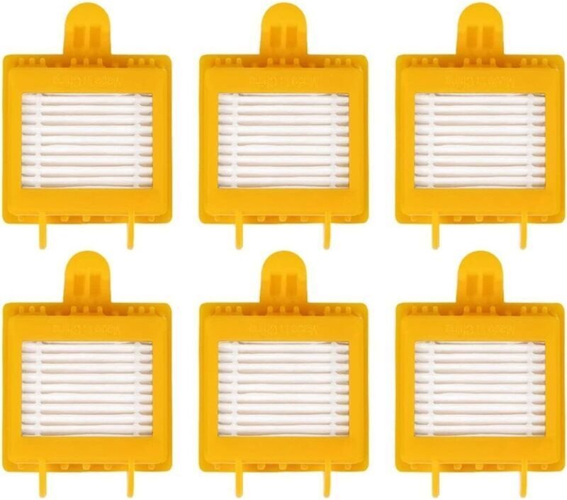 6-teiliges Ersatzfilter-Zubehörset für iRobot Roomba Staubsauger der Serien 700, 760, 770, 780, 790 und 700