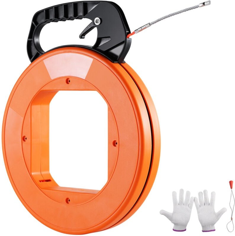 Mophorn - Einziehband, 30 m, 6,35 mm (1/4 Zoll) PET-Drahtzieher, optimiertes Gehäuse und Griff, nicht leitend, flexibles...