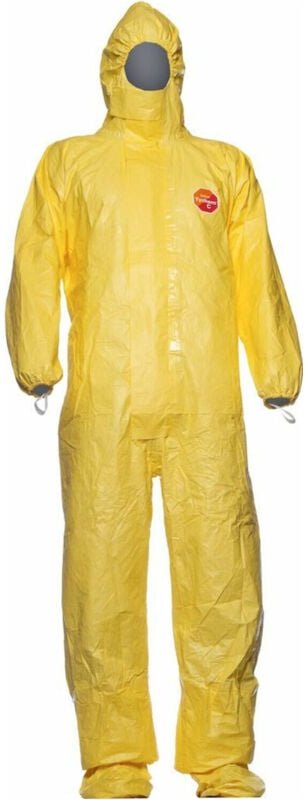 Schutzoverall Typ 3/4/5/6 Tychem 2000 c, gelb, Unisex-Größe: xl - Dupont