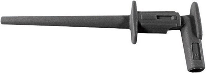 Stäubli - microgrip-xb Sicherheits-Abgreifklemme Steckanschluss 2 mm cat ii 300 v Schwarz