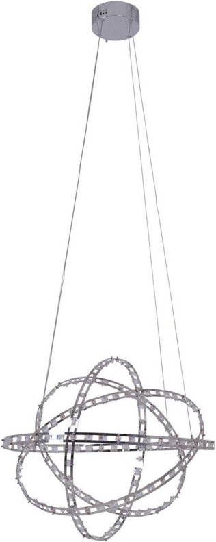 Naeve COSMOS LED Pendel-Deckenleuchte Chrom 3000K